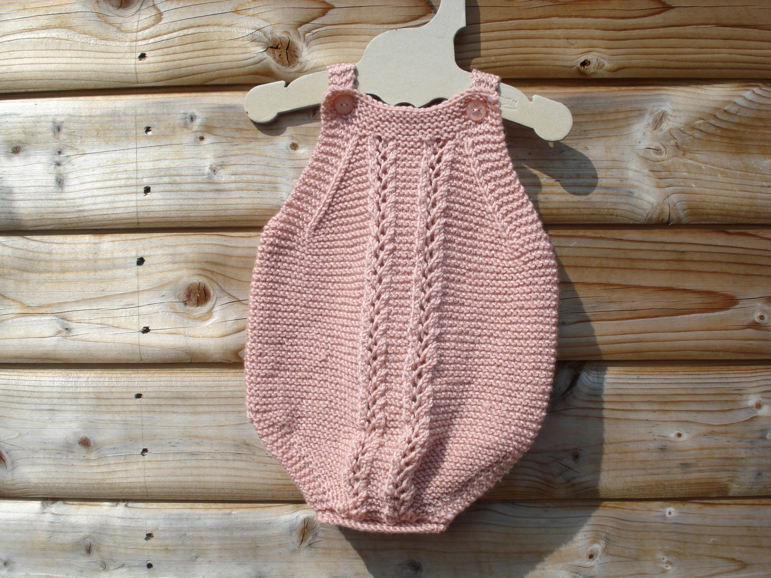 Baby Outfit 0-6 months - Dusky Pink & White - Image 4
