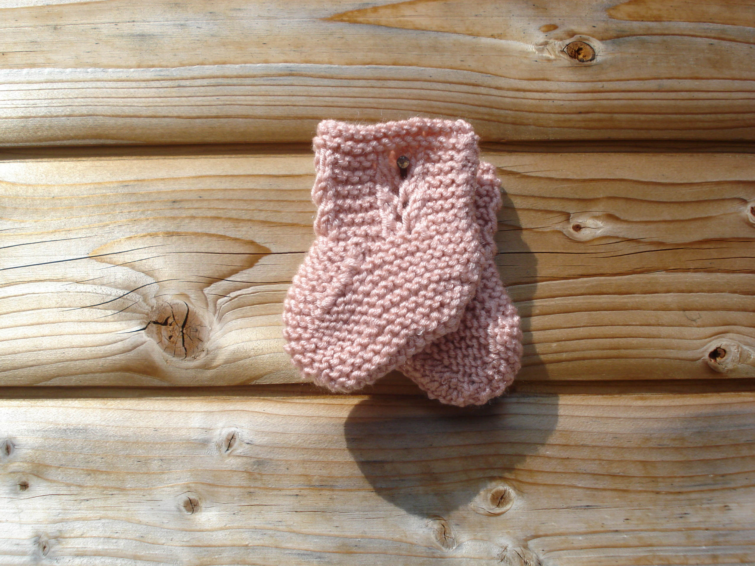 Baby Outfit 0-6 months - Dusky Pink & White - Image 2