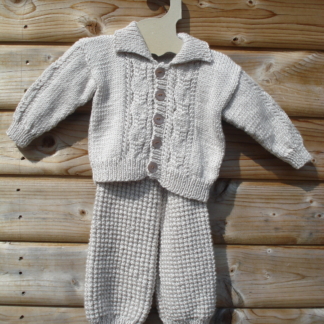 Baby Outfit 0-6 months - Stone