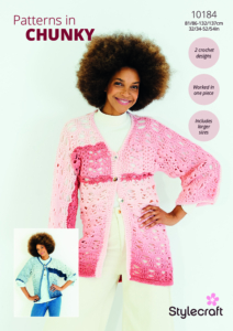 Stylecraft Crochet Up & Over Jackets in Horizon Chunky 10184