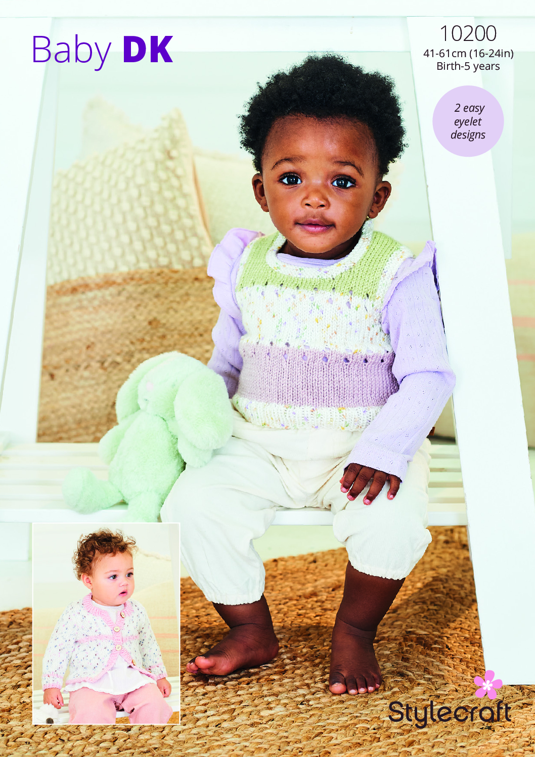 Stylecraft Cardigan & Tank in Bambino Dotty & Bambino DK 10200