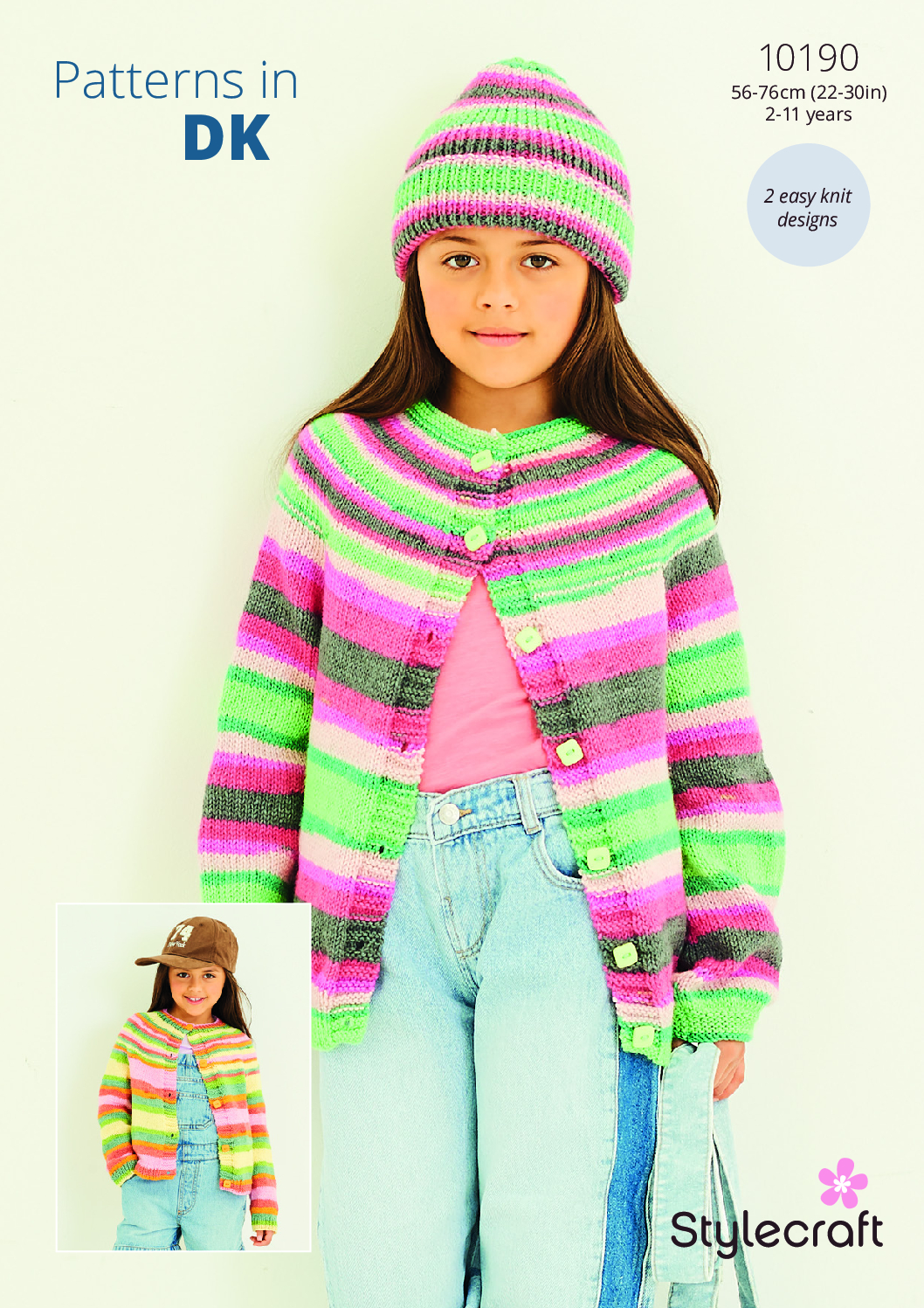 Stylecraft Cardigans in Wondersoft Merry Go Round DK 10190