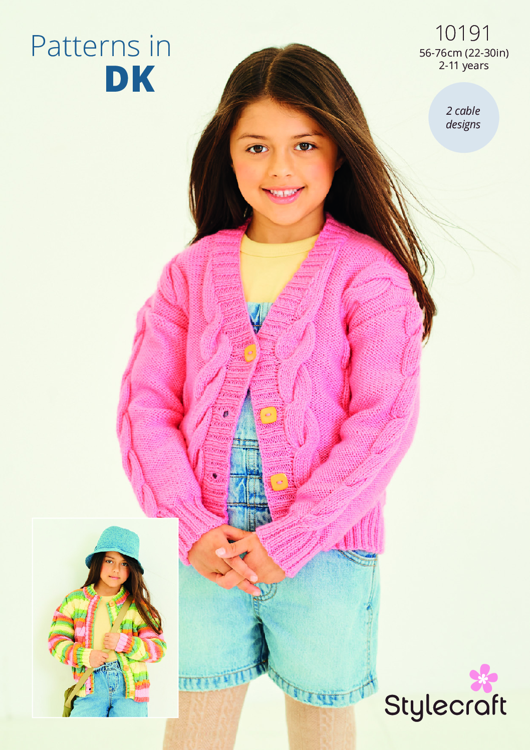 Stylecraft Cardigans in Wondersoft Merry Go Round DK/Special DK 10191