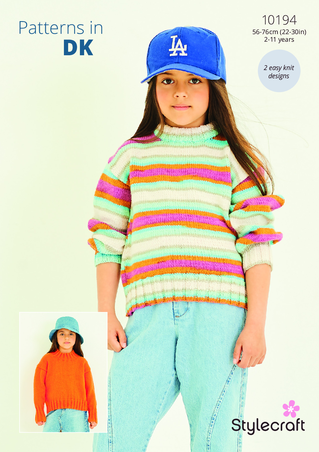 Stylecraft Sweaters in Wondersoft Merry Go Round DK/Special DK 10194