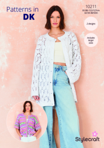 Stylecraft Cardigan & Coat in Cotton Twist DK/Colour Burst DK 10211