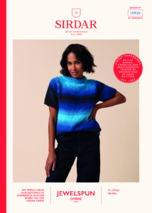 Colour Go Round Sweater in Sirdar Jewelspun Ombre Aran (10920)