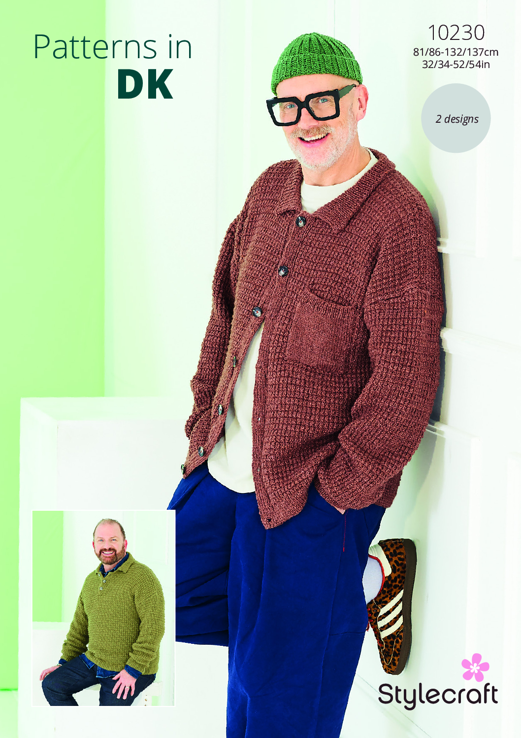 Stylecraft Sweater & Cardigan in Bambino DK & Highland Heathers DK 10230