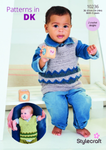 Stylecraft Crochet Tank Tops in Bambino DK 10236