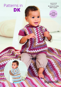 Stylecraft Crochet Tops & Blanket in Bambino DK 10237