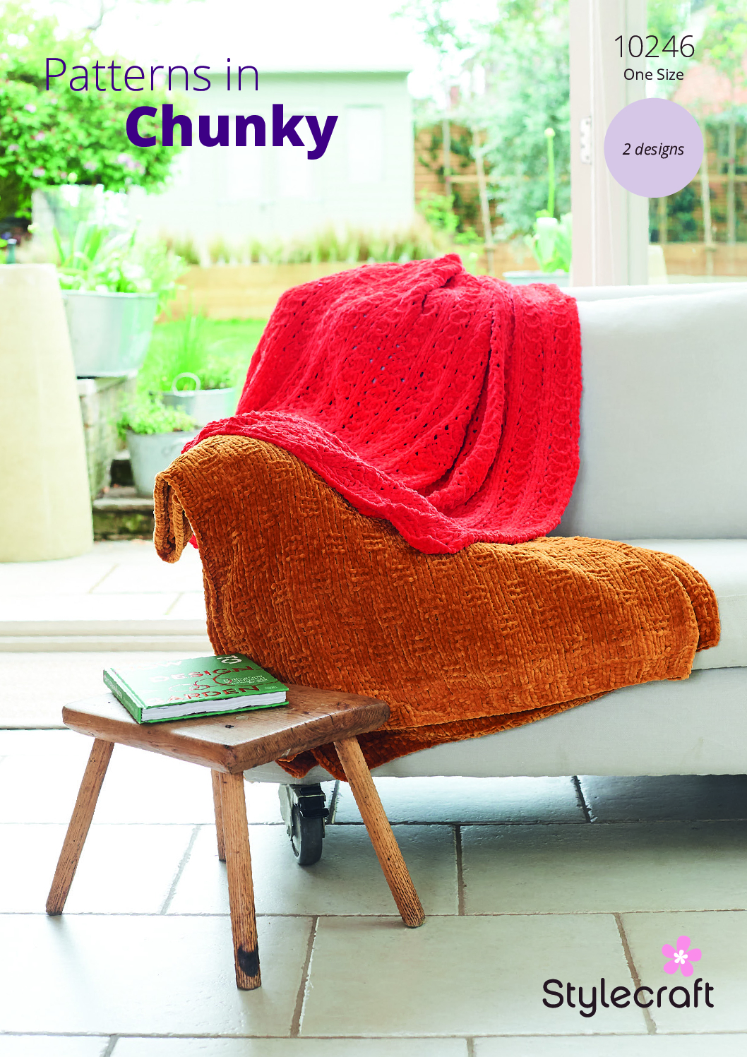 Stylecraft Blankets in Chenille Chunky 10246