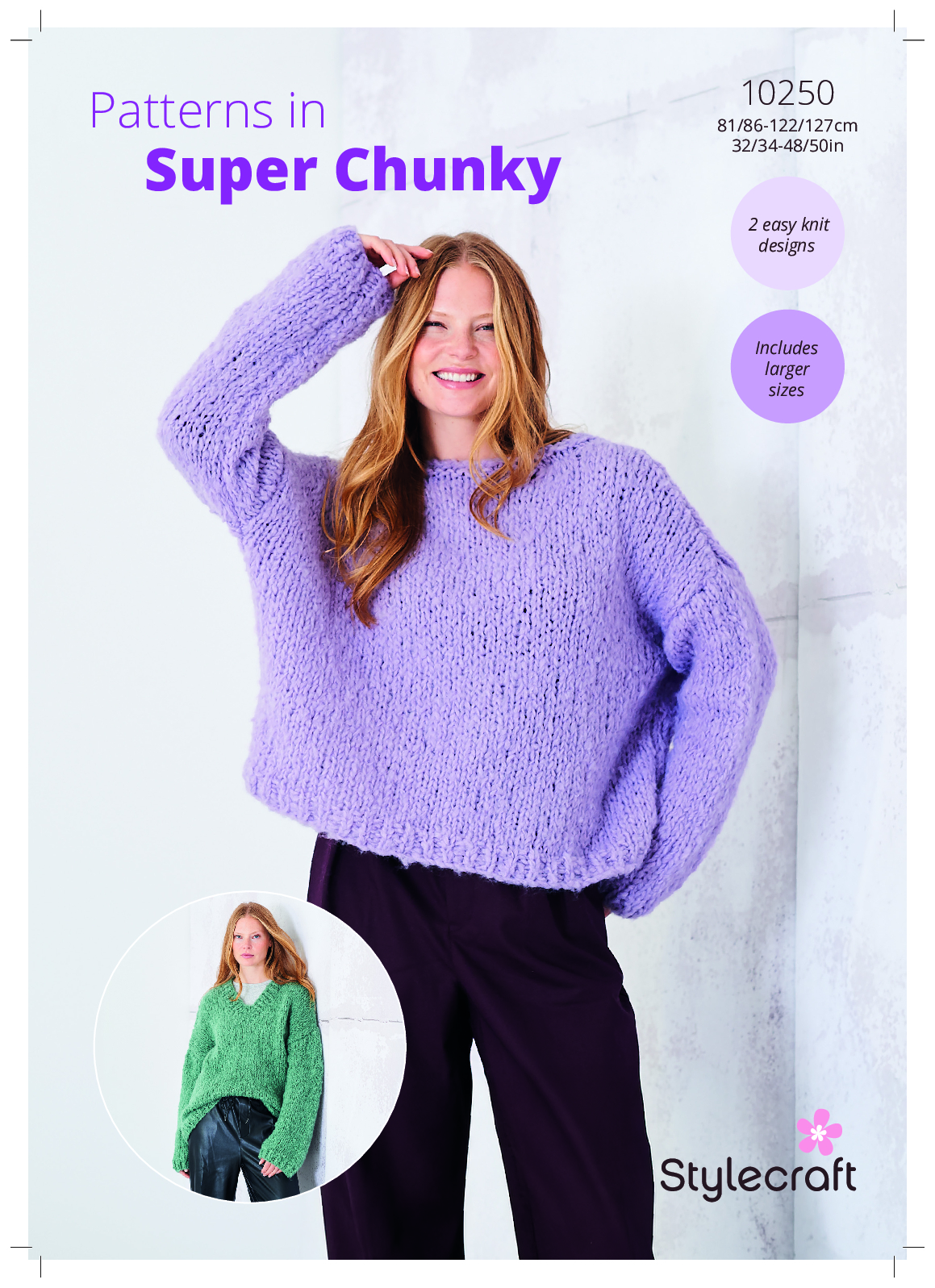 Stylecraft Sweaters in Cloudlike Super Chunky 10250