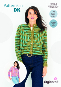 Stylecraft Crochet Jackets in ReCreate DK, Special DK & Colour Burst DK 10263