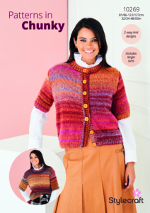 Stylecraft Sweater & Cardigan in Dream Cloud Chunky 10269