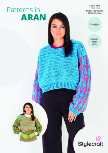 Stylecraft Crochet Sweaters in Highland Heathers Aran/Impressions Aran 10272