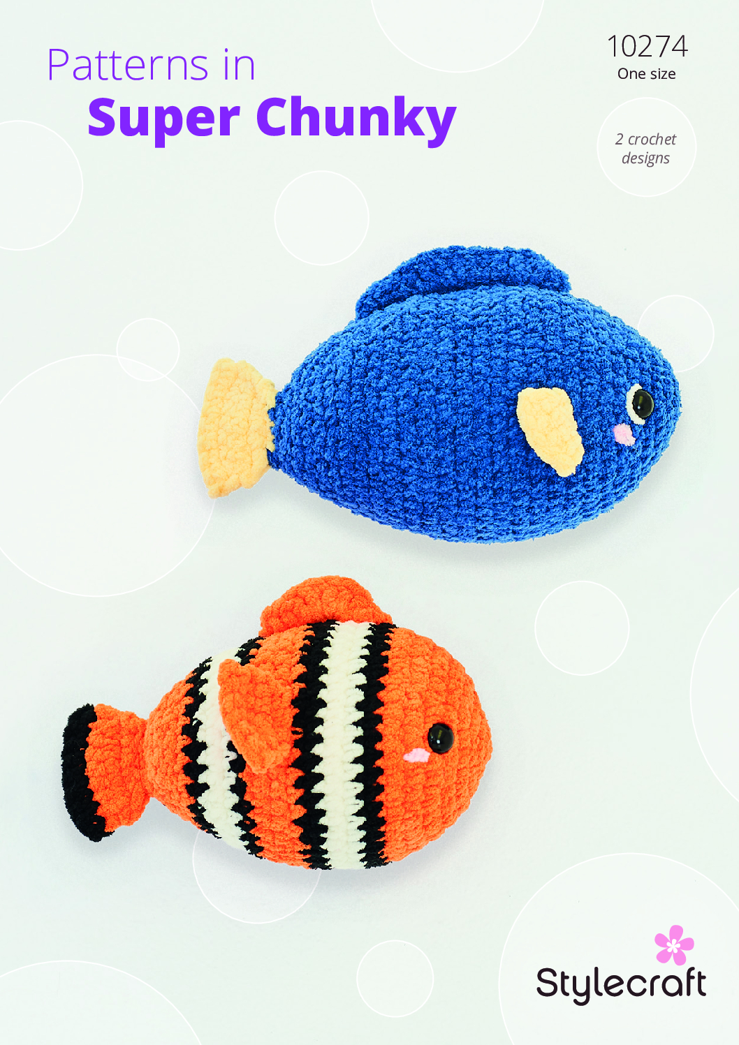 Stylecraft Clownfish & Regal Blue Tang in Soft & Cosy 10274