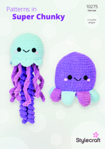 Stylecraft Octopus & Jellyfish in Soft & Cosy 10275