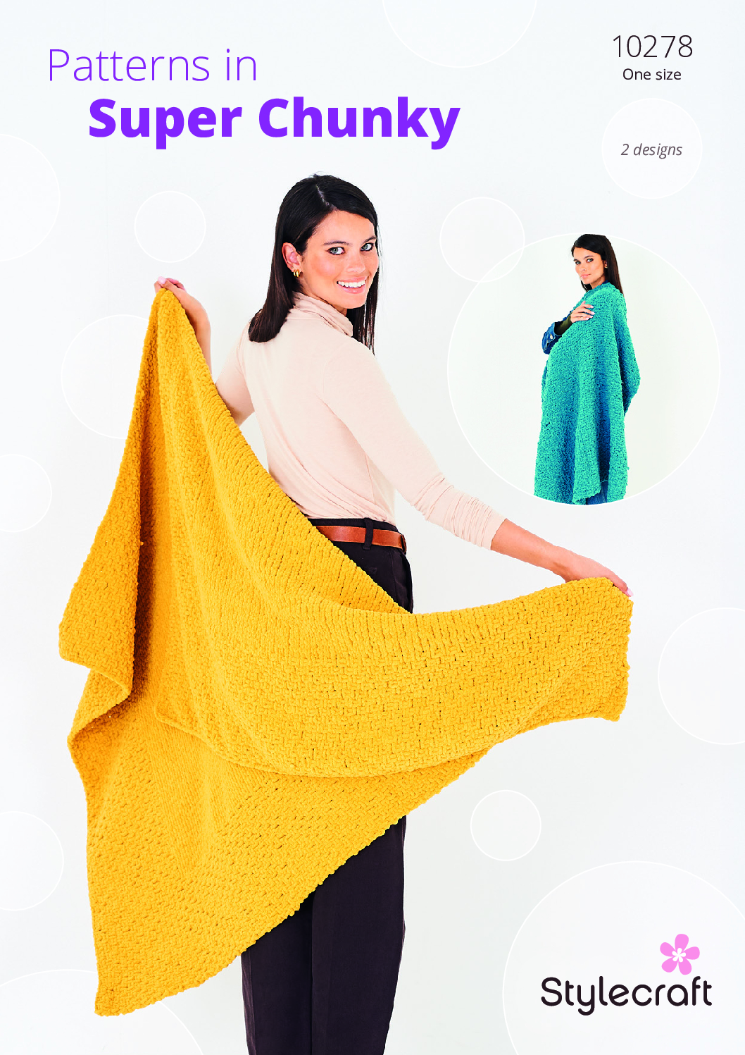 Stylecraft Knitted Blanket in Soft & Cosy 10278