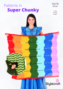 Stylecraft Crochet Chevron Blanket in Soft & Cosy 10279