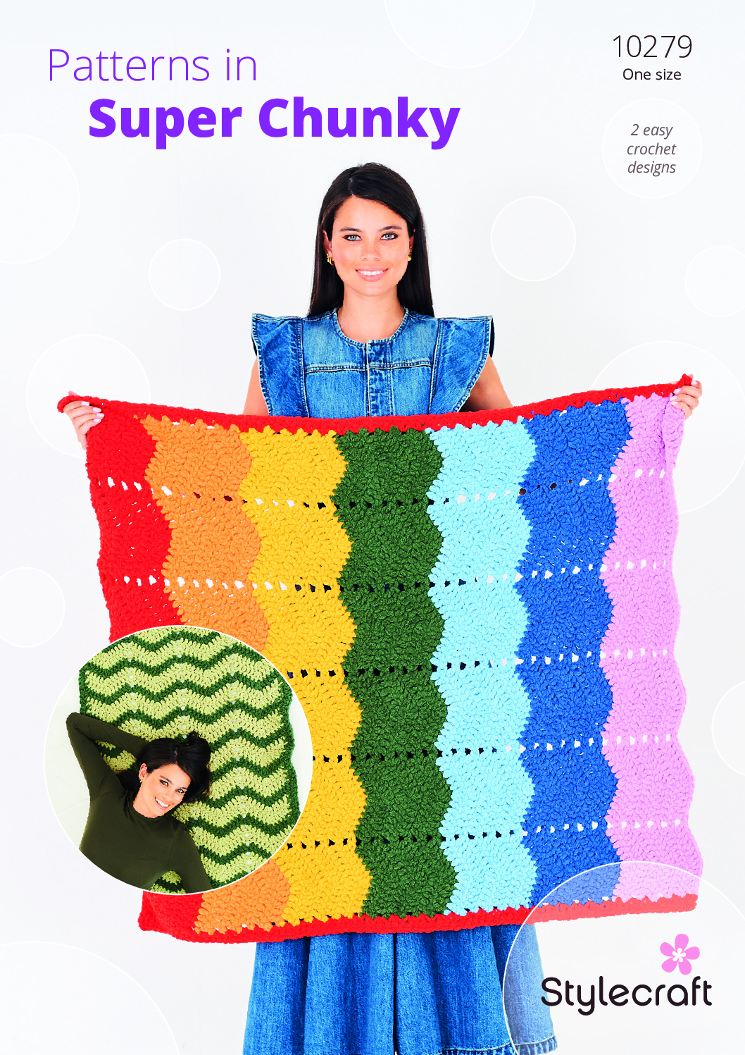 Stylecraft Crochet Chevron Blanket in Soft & Cosy 10279