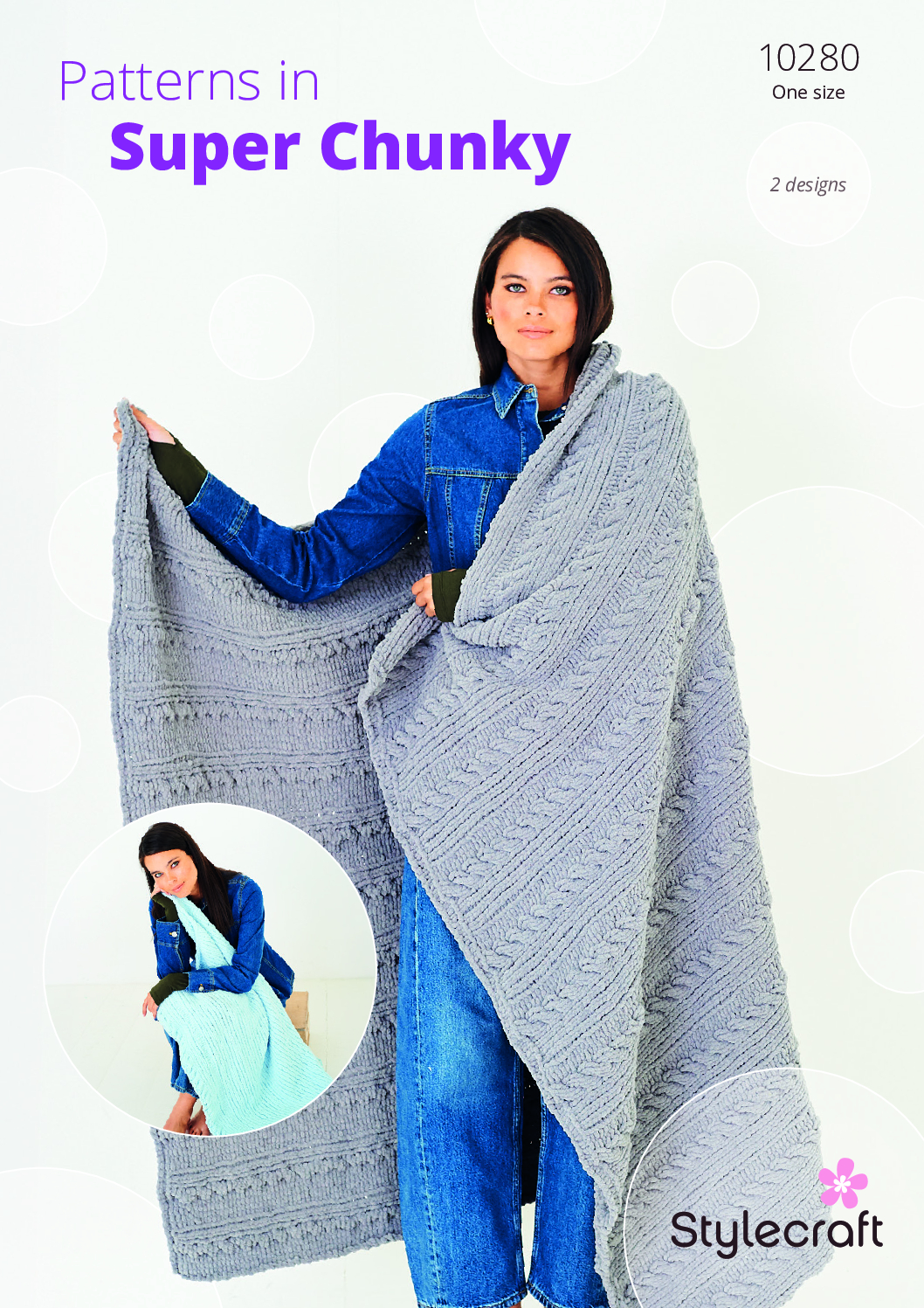 Stylecraft Knitted Blanket in Soft & Cosy 10280