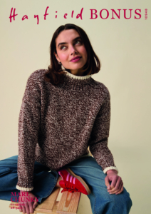 Mingle High Neck Sweater in Hayfield Bonus Marl Chunky (10948)