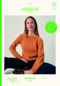 Propagate Raglan Sweater in Sirdar Loveful Bio Blend Chunky (10972)